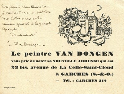 Lot 878 - VAN DONGEN KEES: (1877-1968)