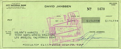 Lot 481 - JANSSEN DAVID: (1931-1980)