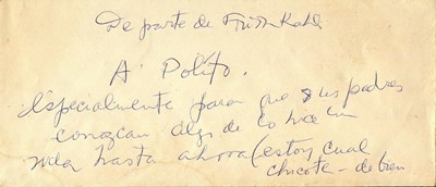 Lot 916 - KAHLO FRIDA: (1907-1954)