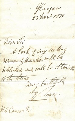 Lot 1028 - [STOKER BRAM]: (1847-1912) IRVING HENRY (1838-1905)
