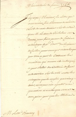 Lot 1239 - ARGENSON RENÉ LOUIS DE VOYER DE PAULMY, MARQUIS D': (1694-1757)