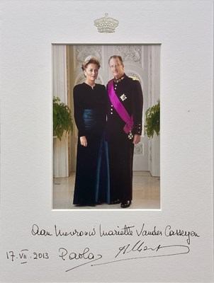 Lot 1191 - ALBERT II: (1934- ) & PAOLA (1937- )
