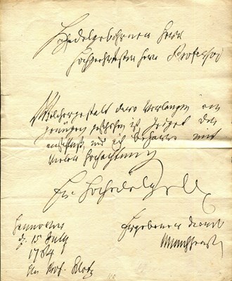 Lot 560 - MÜNCHHAUSEN HIERONYMUS KARL FRIEDRICH VON: (1720-1797)