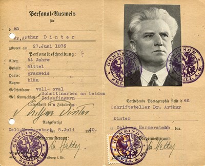 Lot 638 - DINTER ARTUR: (1876-1948)