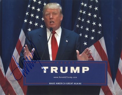 Lot 1281 - TRUMP DONALD: (1946- )