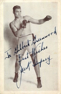 Lot 1 - DEMPSEY JACK: (1895-1983)